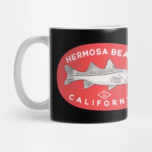 Hermosa Beach California Fishing Mug